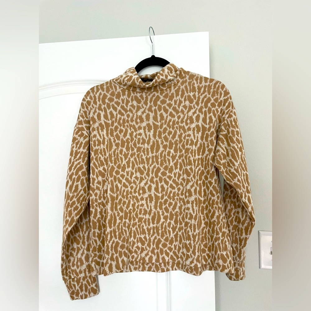 Cheetah print sweater